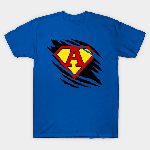 Super A Claw Slash T-Shirt by NextLevelDesignz